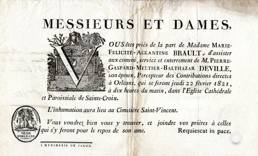 Faire-part, comme son nom l'indique !