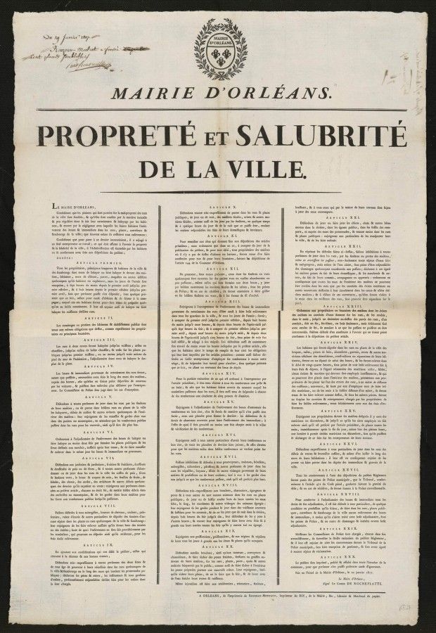 Propreté et Salubrité de la Ville (AMO, 15Fi27).