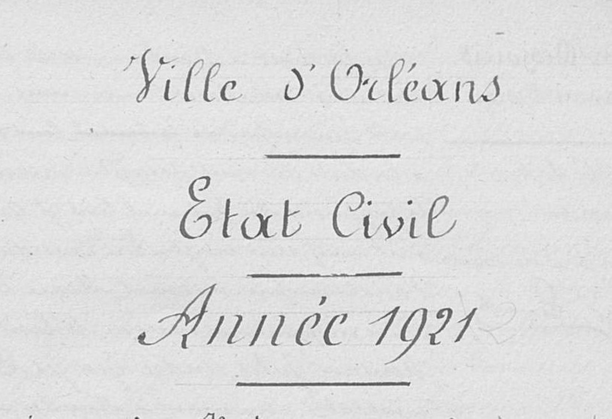 Mise à jour de l'état civil numérisé