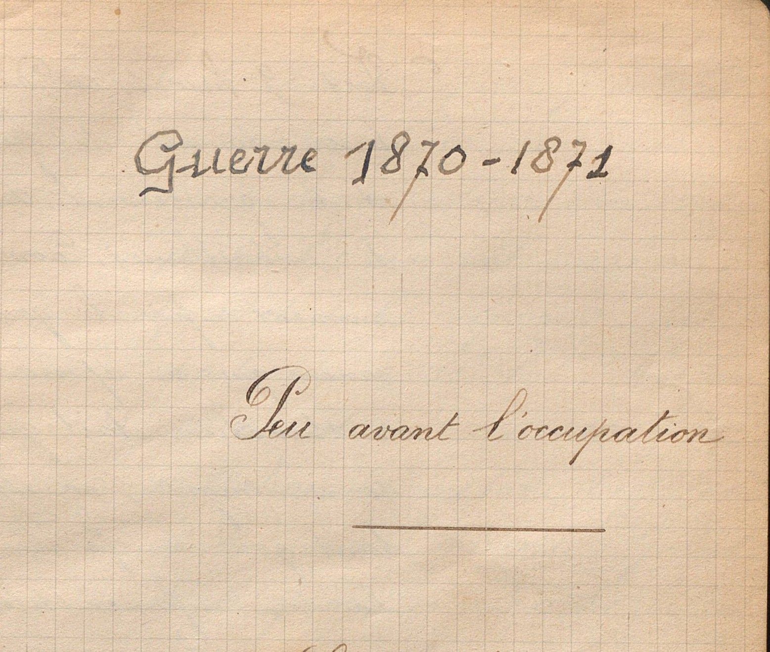 Guerre 1870-1871 : récit des combats dans le quartier des Aydes par le vicaire de la paroisse 