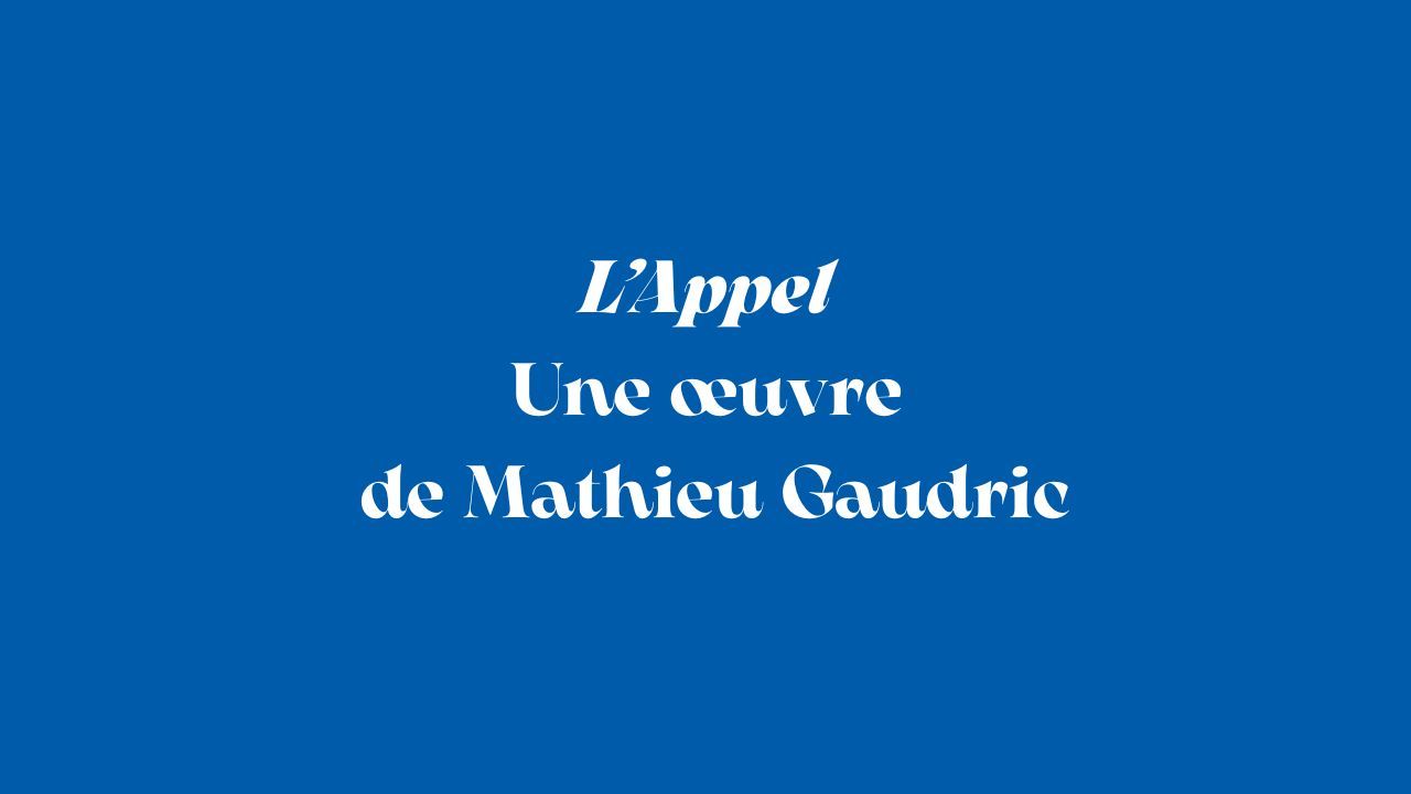 L'Appel, une œuvre d'art mémorielle de Mathieu Gaudric