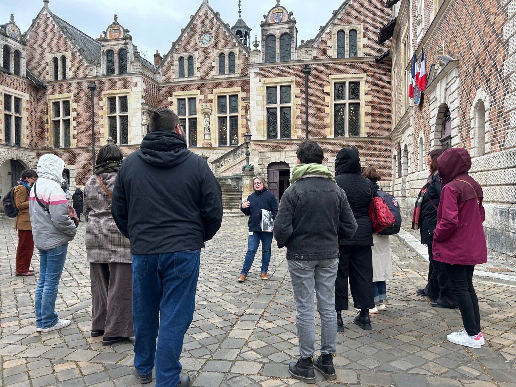 Une visite dans la ville pour nos confrères archivistes
