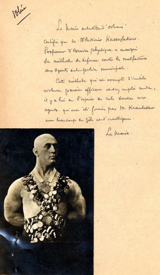 Wladimir Kassulakov, professeur d'exercices physiques