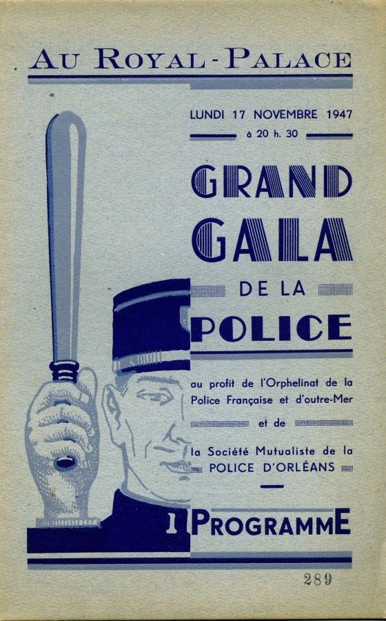 Grand gala de la police au profit de l'orphelinat de la police française et d'Outre-mer et de la société mutualiste de la police d'Orléans