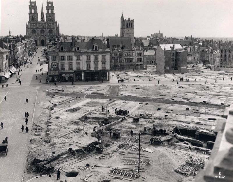 Juin 1940 : Orléans, une ville en ruines