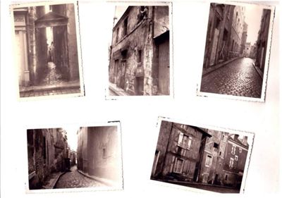 Quartier de la Charpenterie : photomontage de reproductions (3Fi3083)
