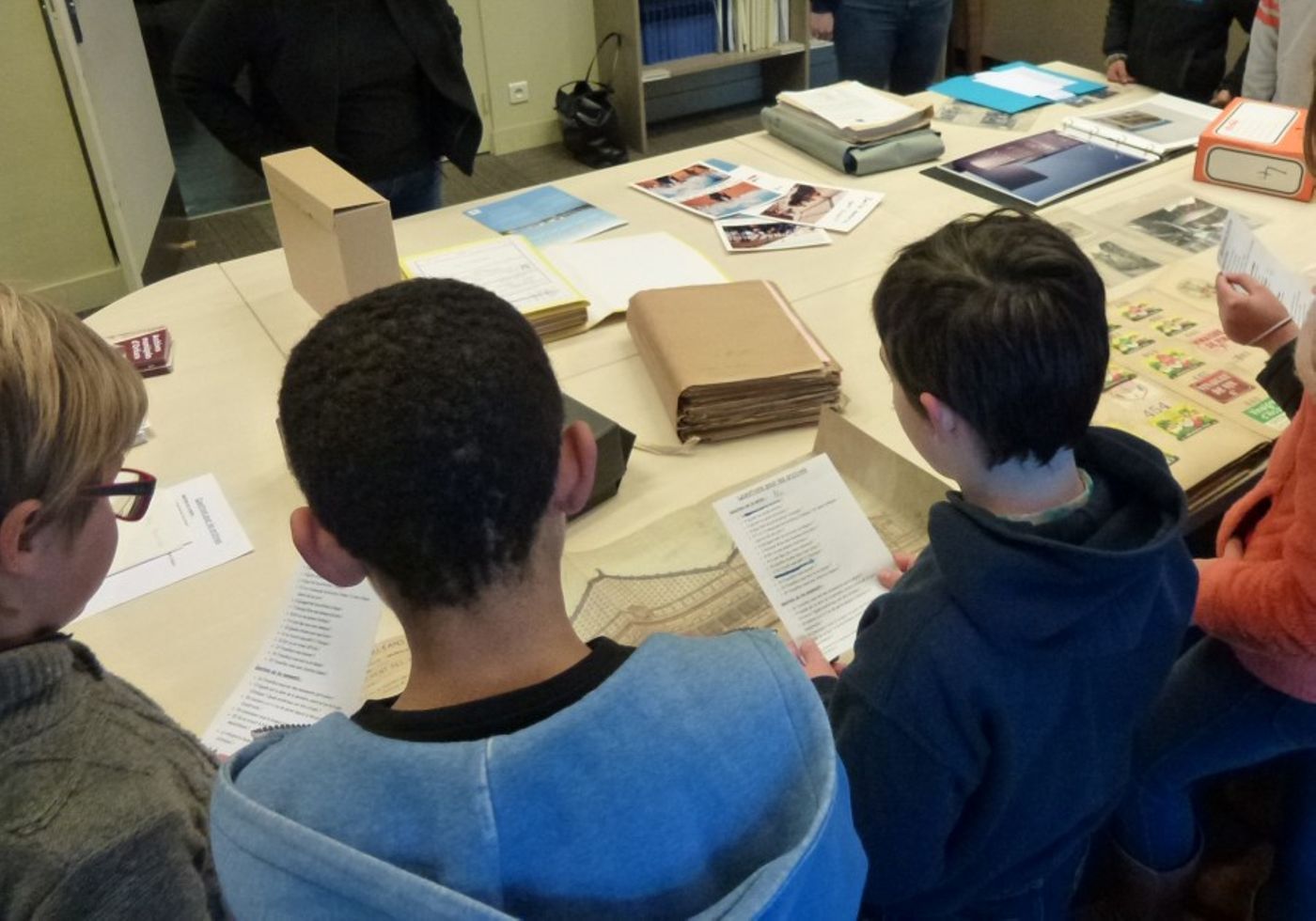 Accueil de classe et restitution de travaux