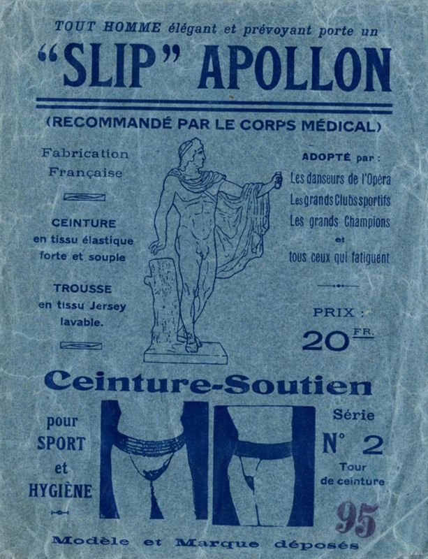 Publicité pour le slip Appollon