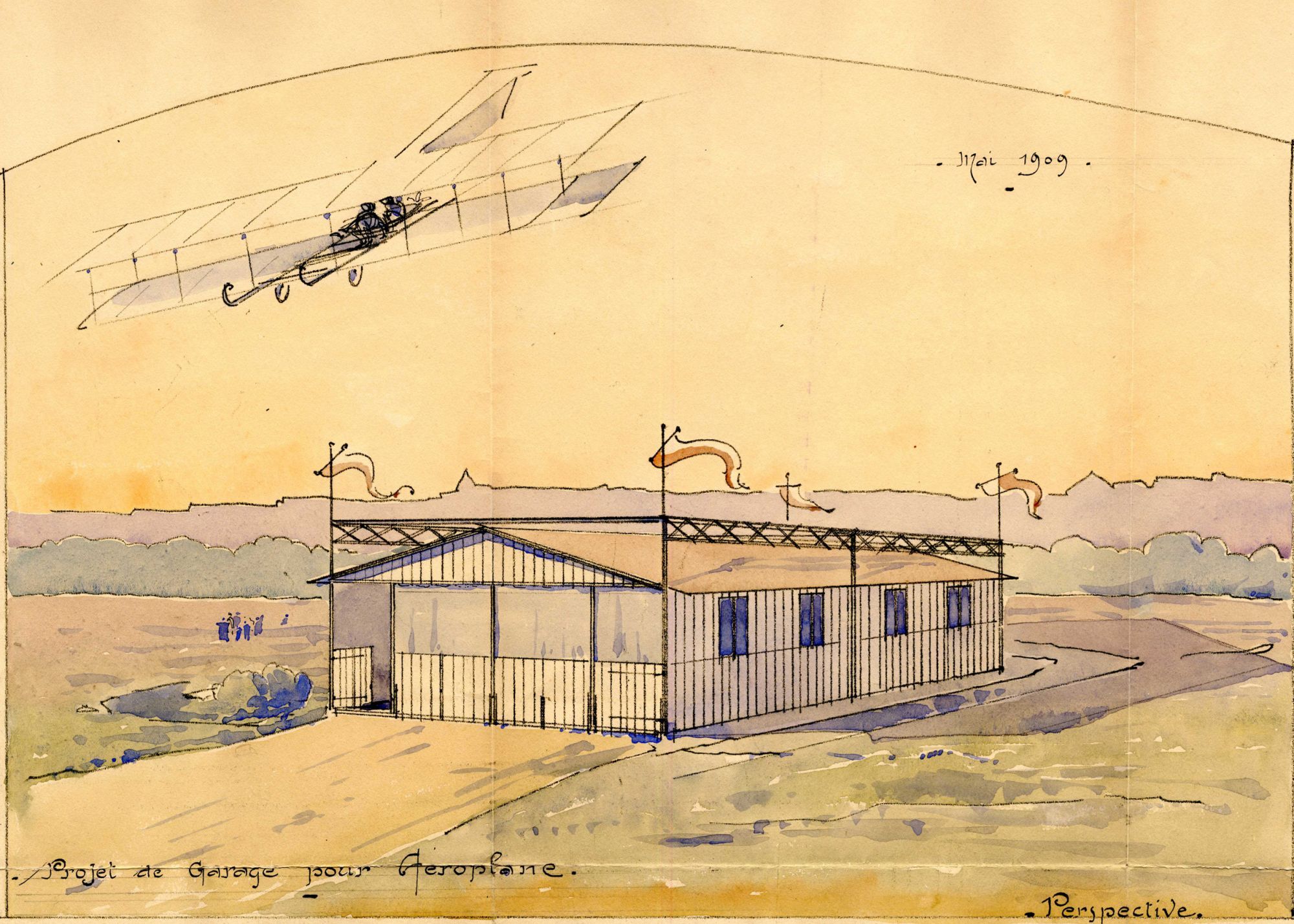 Un terrain d'aviation et de loisirs