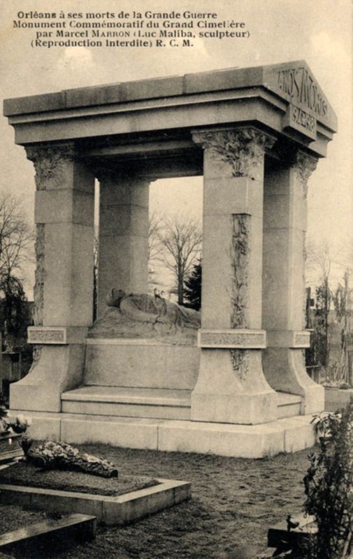 La Grande Guerre : le monument aux morts du Grand Cimetière et le monument aux morts de Saint-Marceau