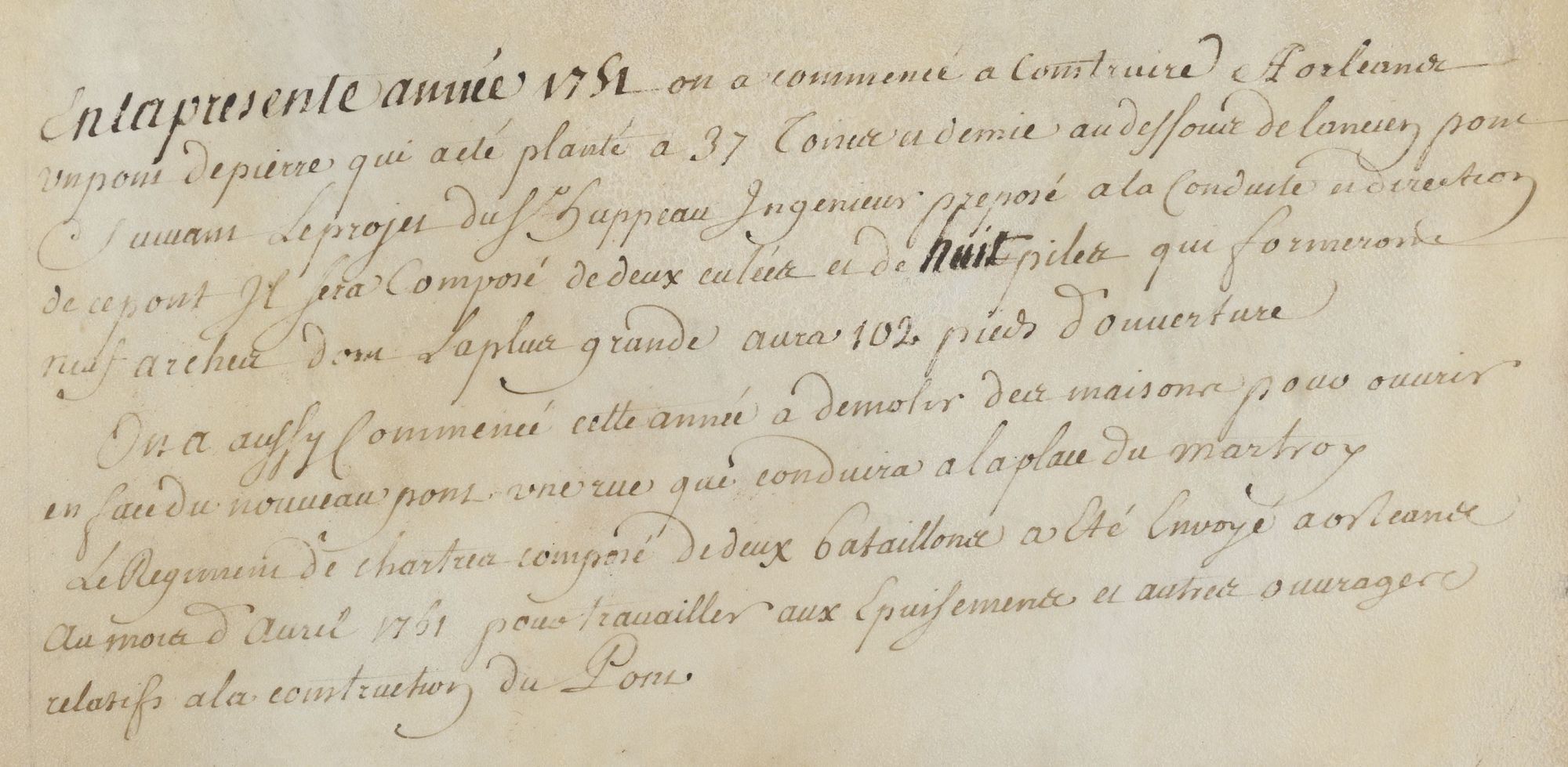 Les mutations urbaines du 18e siècle