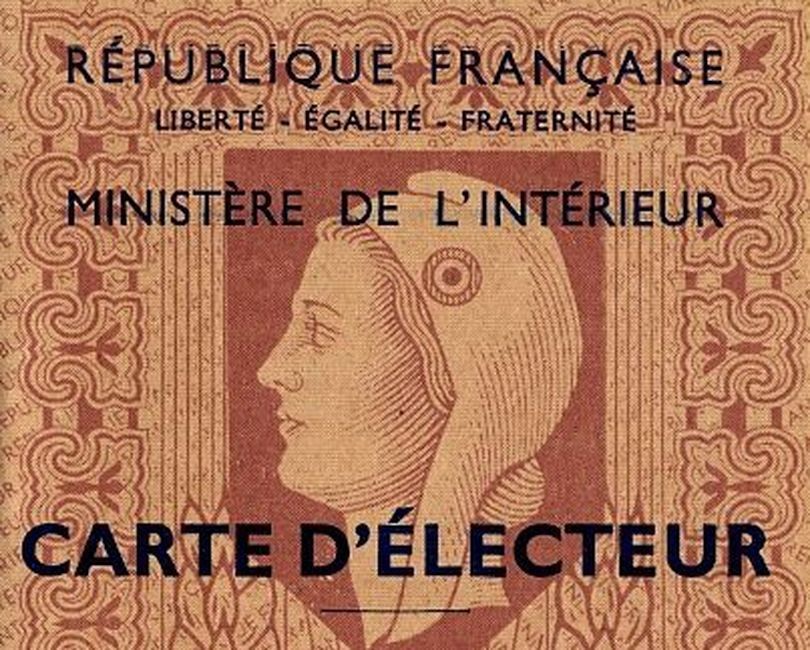 Carte d'électeur et élections