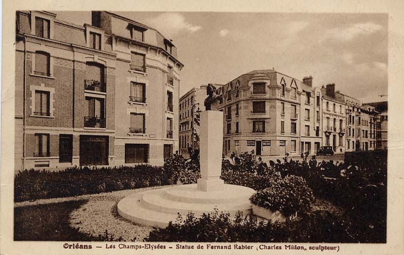 Le buste de Fernand Rabier