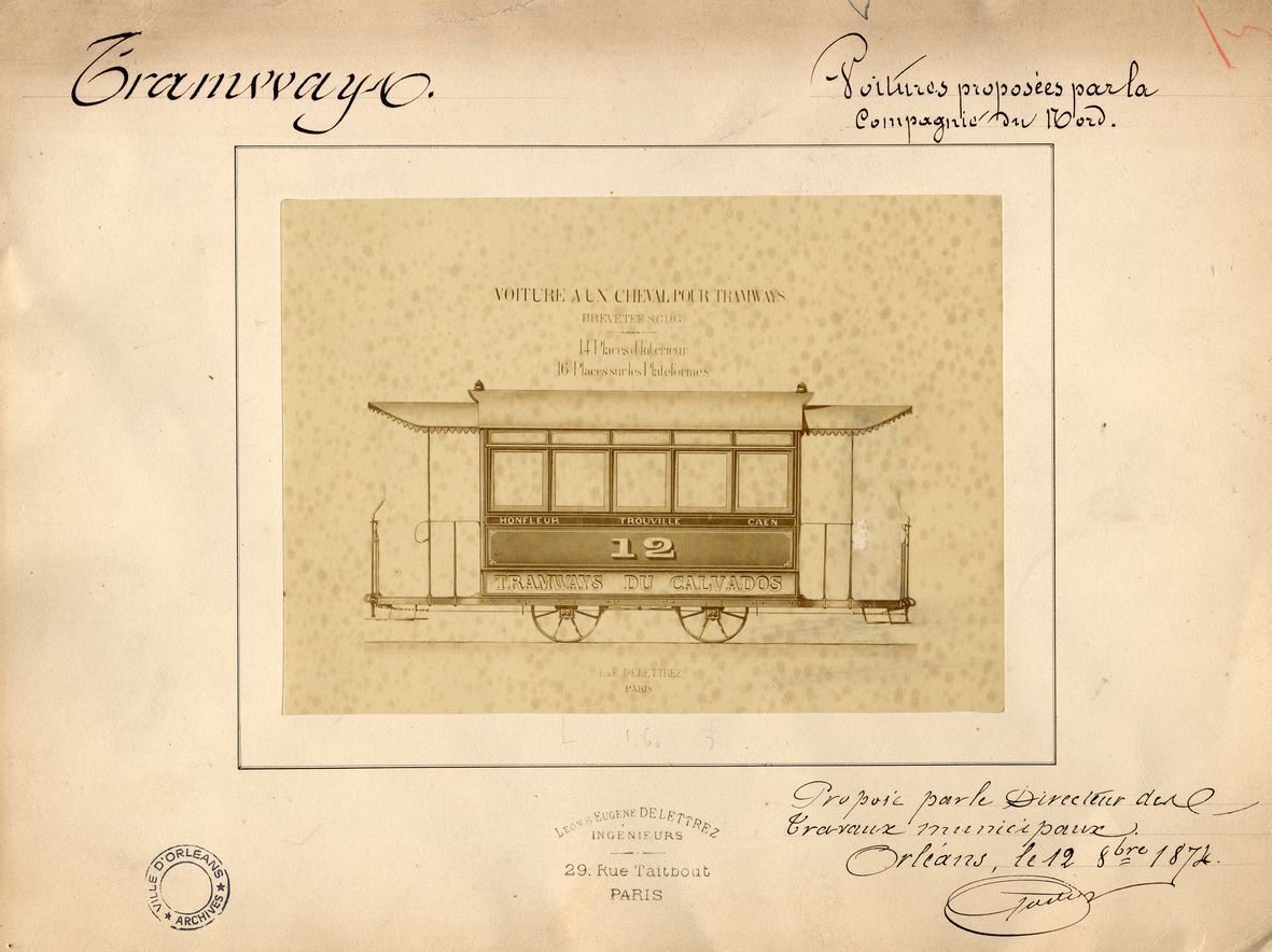 Les tramways hippomobiles 