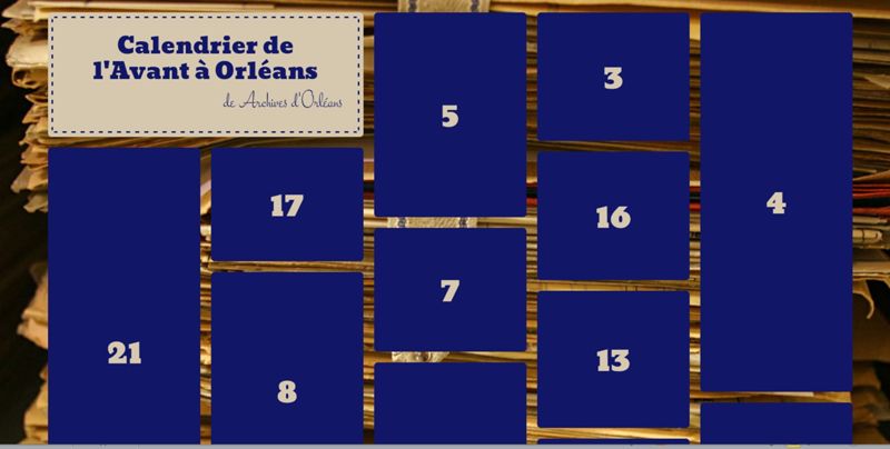 Un calendrier de l'avant d'Orléans !
