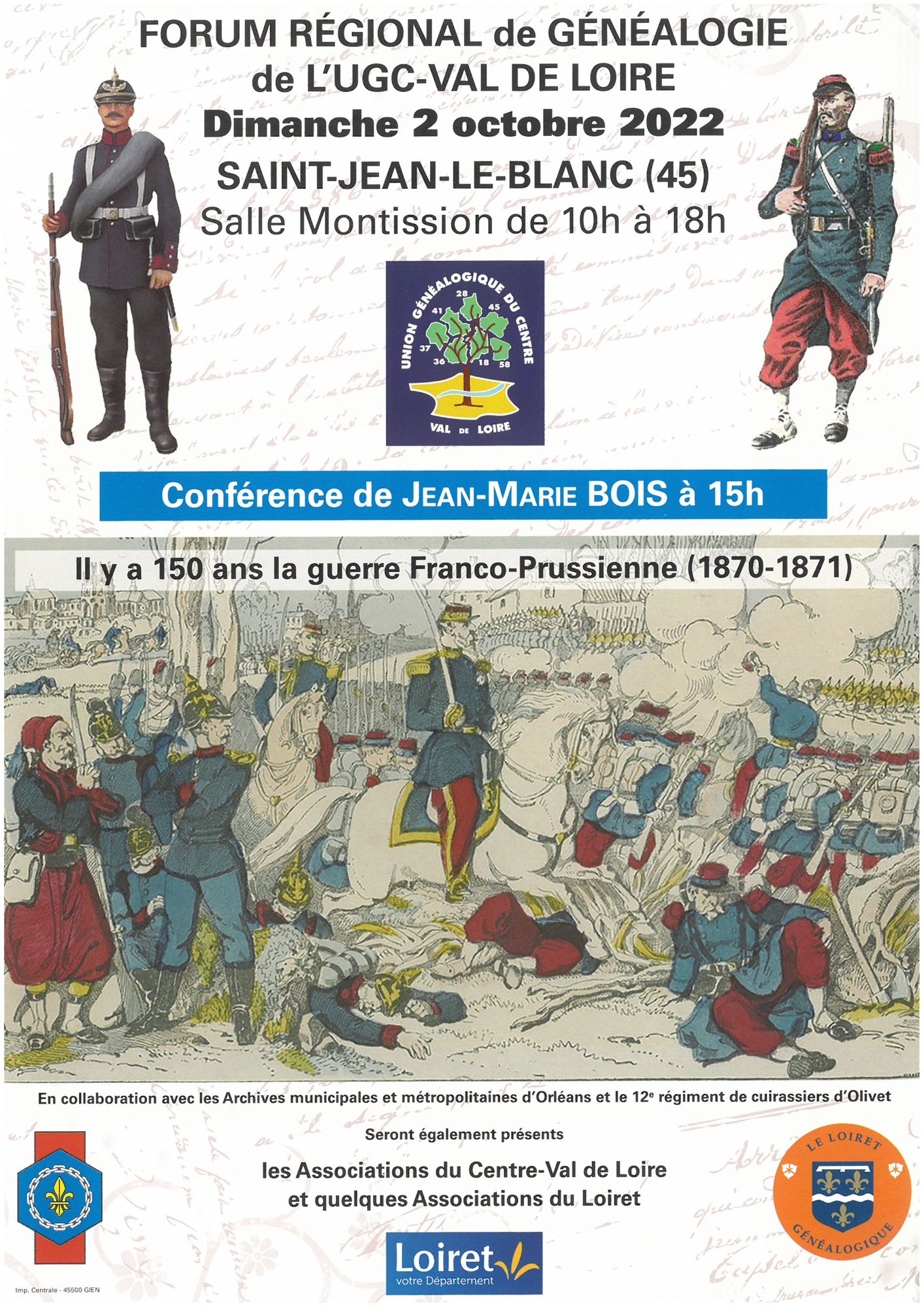 "Il y a 150 ans la guerre Franco-Prussienne (1870-1871)"