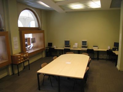 Salle de lecture des Archives municipales