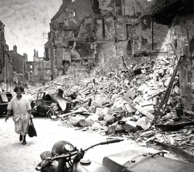 Juin 1940, Orléans : une ville en ruines