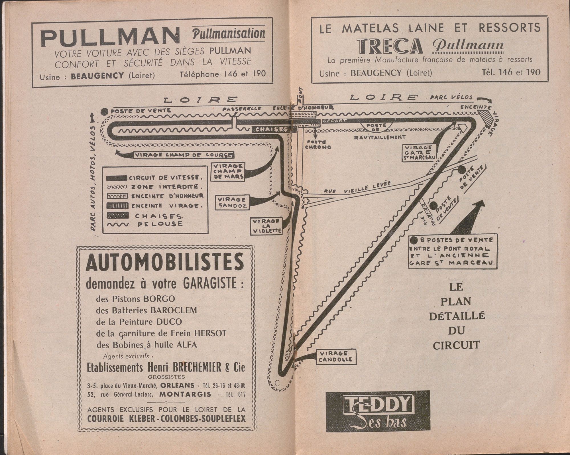 Programmes du Circuit de vitesse automobile d’Orléans