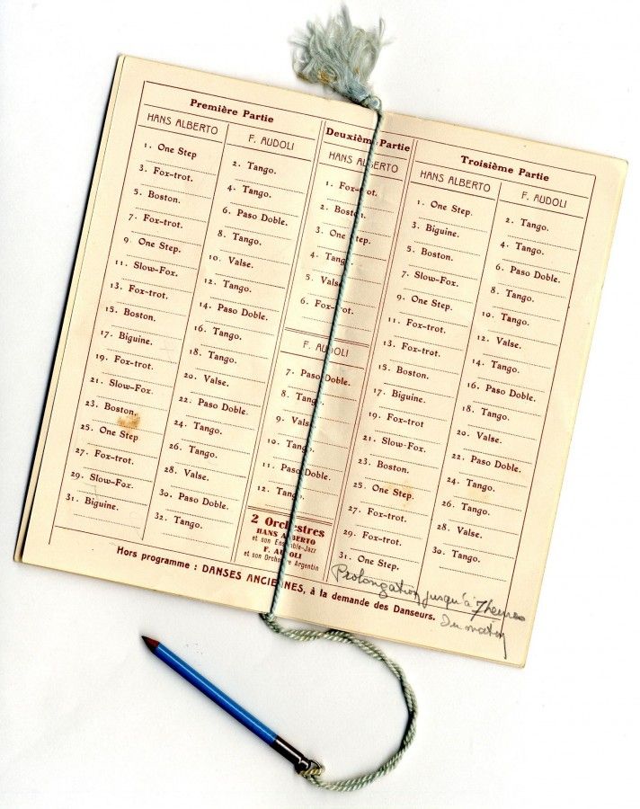 Carnet de bal (AMO, 101S)