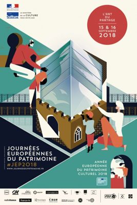 Affiche des Journées européennes du patrimoine 2018