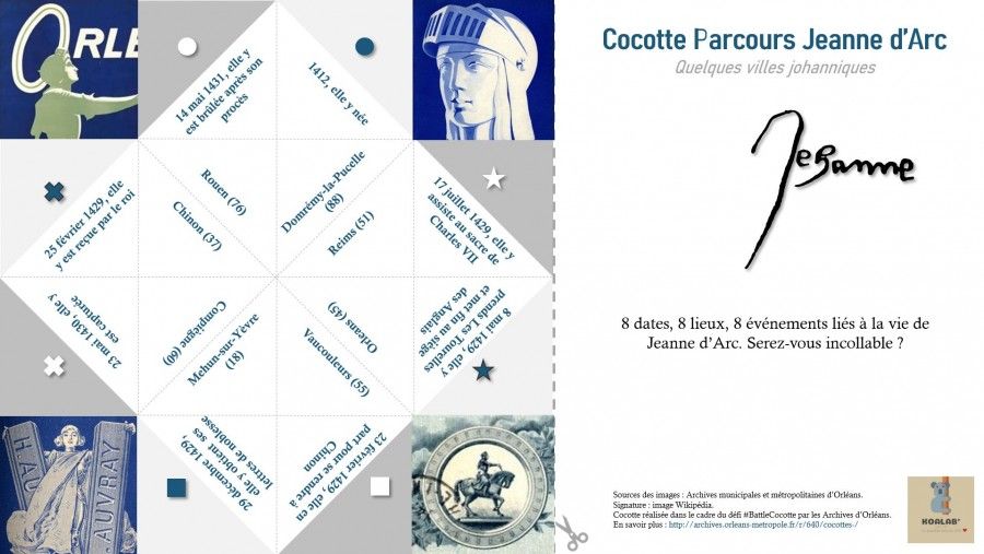 Parcours Jeanne d'Arc