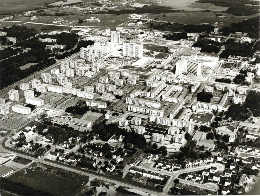 Le centre urbain de La Source