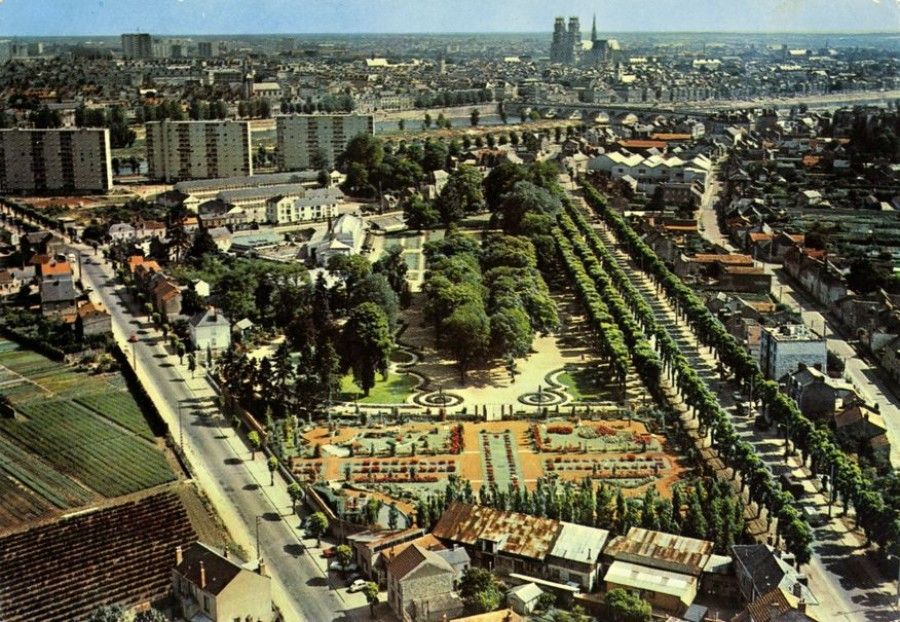 Vue aérienne du Jardin des Plantes